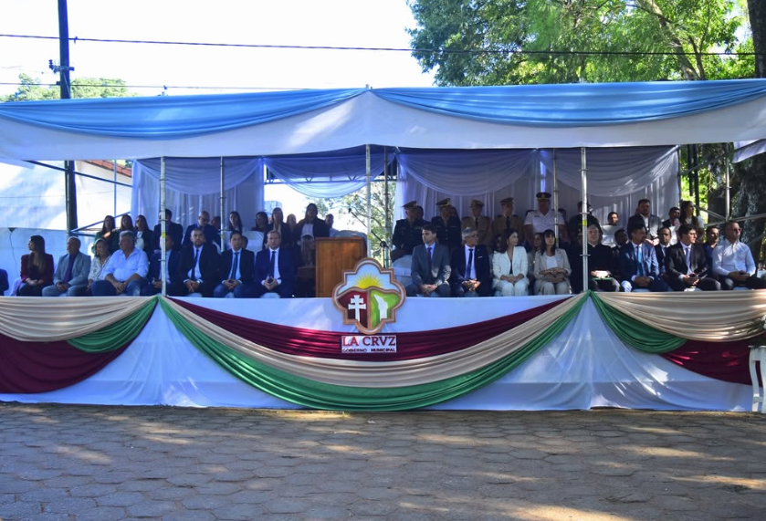Conmemoración del 19 de abril en La Cruz