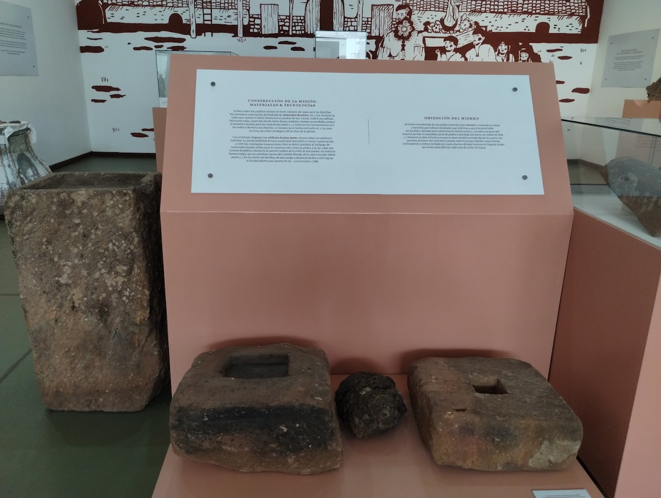 Exhibición del Centro de Interpretación Jesuítico Guaraní